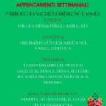 Appuntamenti Settimanali