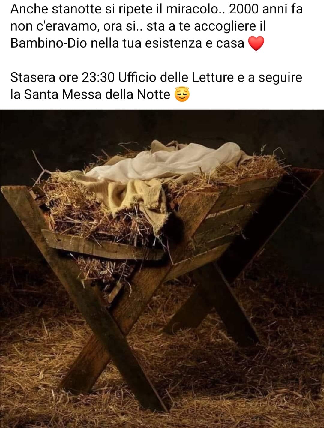 Santa Messa della notte di Natale