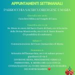Appuntamenti Settimanali